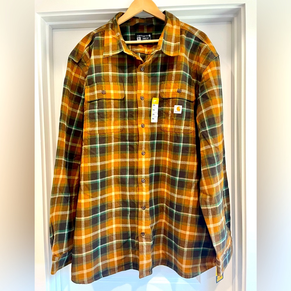Carhartt Loose Fit Heavyweight Flannel 2X Tall